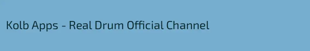 Kolb Apps - Real Drum Official Channel